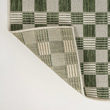 Aimee Traditional Cottage Checkerboard Indoor/Outdoor Area Rug