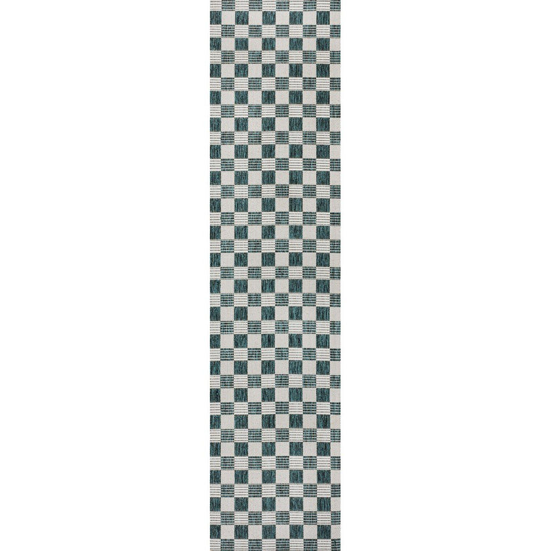 Aimee Traditional Cottage Checkerboard Indoor/Outdoor Area Rug