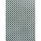 Aimee Traditional Cottage Checkerboard Indoor/Outdoor Area Rug
