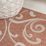 Maribel Traditional Classic All-Over Scroll Area Rug