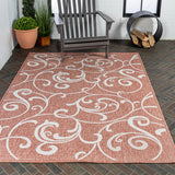 Maribel Traditional Classic All-Over Scroll Area Rug