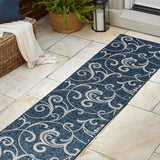 Maribel Traditional Classic All-Over Scroll Area Rug