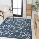 Maribel Traditional Classic All-Over Scroll Area Rug