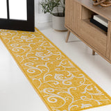 Maribel Traditional Classic All-Over Scroll Area Rug