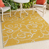 Maribel Traditional Classic All-Over Scroll Area Rug
