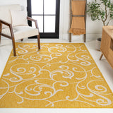 Maribel Traditional Classic All-Over Scroll Area Rug