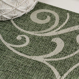 Maribel Traditional Classic All-Over Scroll Area Rug