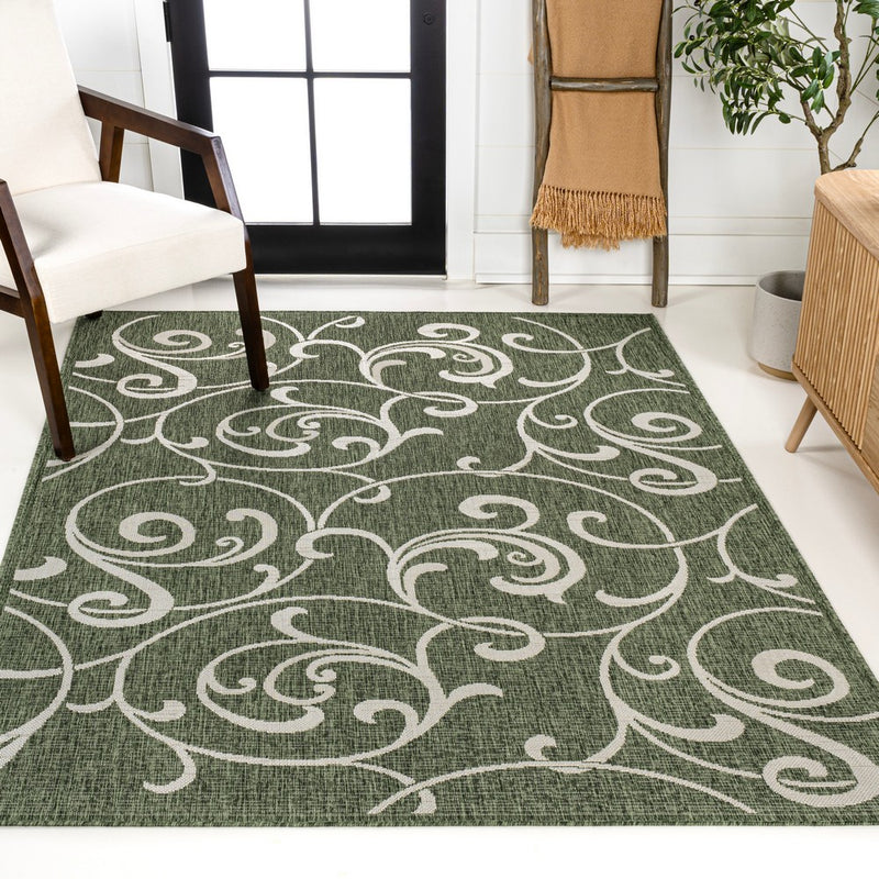 Maribel Traditional Classic All-Over Scroll Area Rug