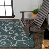 Maribel Traditional Classic All-Over Scroll Area Rug