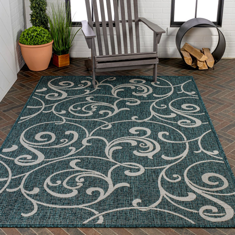 Maribel Traditional Classic All-Over Scroll Area Rug