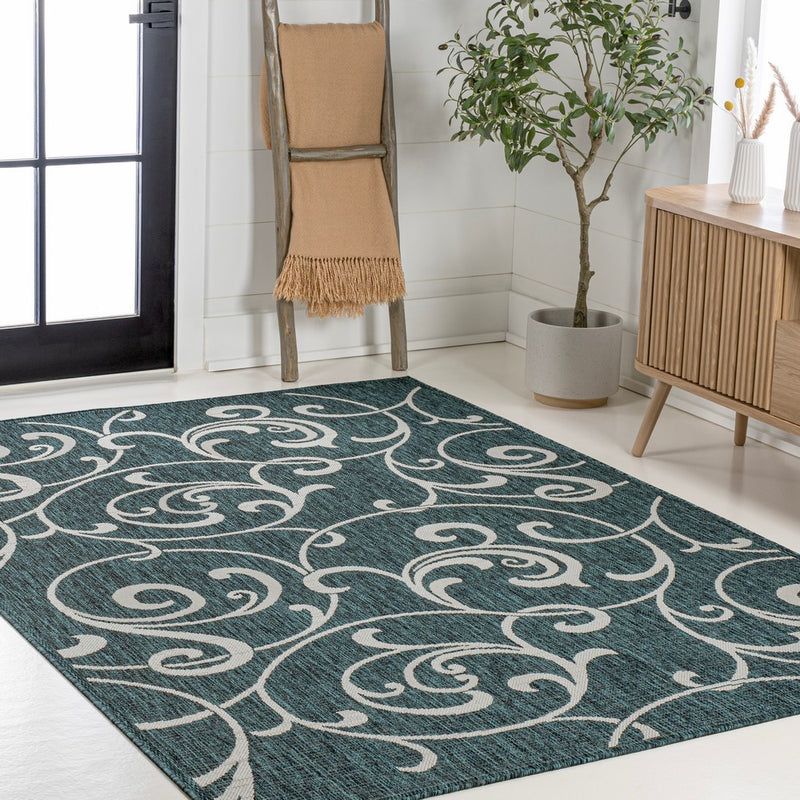 Maribel Traditional Classic All-Over Scroll Area Rug