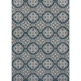 Amora Traditional Mediterranean Tile Design Indoor/Outdoor Area Rug