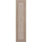 Beckett Classic Casual Border Stripe Indoor/Outdoor Area Rug