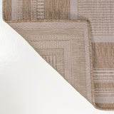 Beckett Classic Casual Border Stripe Indoor/Outdoor Area Rug