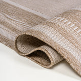 Beckett Classic Casual Border Stripe Indoor/Outdoor Area Rug