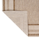 Beckett Classic Casual Border Stripe Indoor/Outdoor Area Rug
