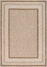 Beckett Classic Casual Border Stripe Indoor/Outdoor Area Rug