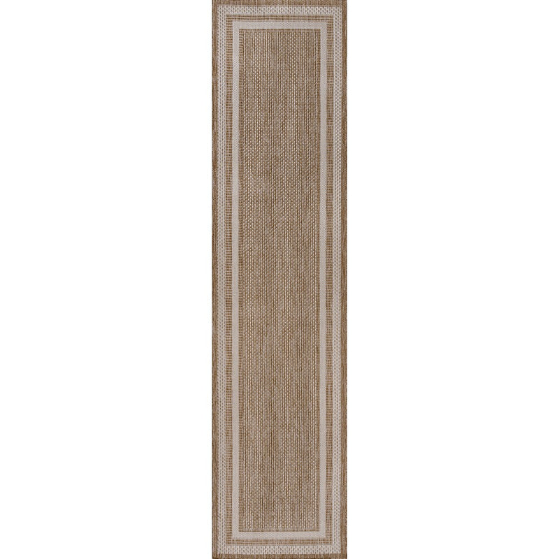 Dover Classic 3-Stripe Border Indoor/Outdoor Area Rug