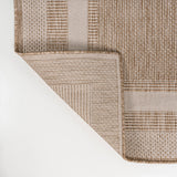 Dover Classic 3-Stripe Border Indoor/Outdoor Area Rug