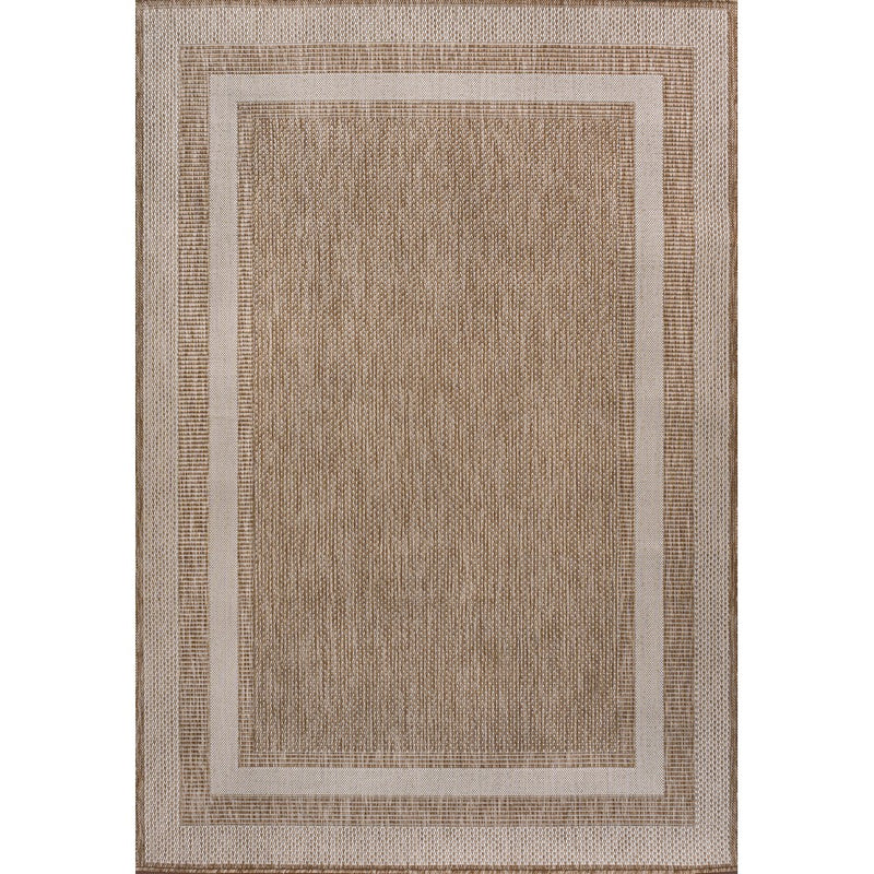 Dover Classic 3-Stripe Border Indoor/Outdoor Area Rug