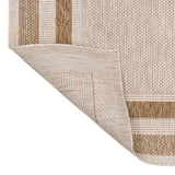 Dover Classic 3-Stripe Border Indoor/Outdoor Area Rug