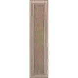 Lido Traditional Casual Pinstripe Border Area Rug