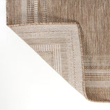 Lido Traditional Casual Pinstripe Border Area Rug