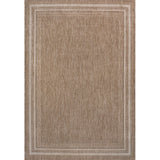 Lido Traditional Casual Pinstripe Border Area Rug