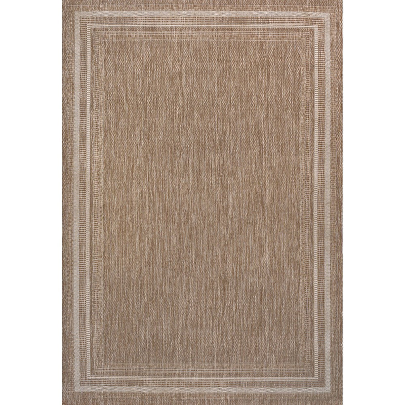 Lido Traditional Casual Pinstripe Border Area Rug
