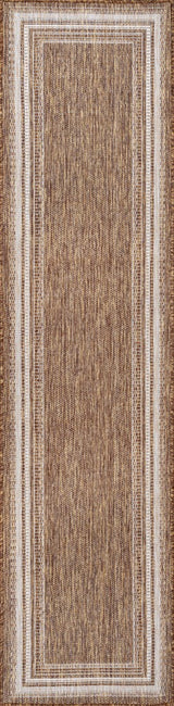 Lido Traditional Casual Pinstripe Border Area Rug