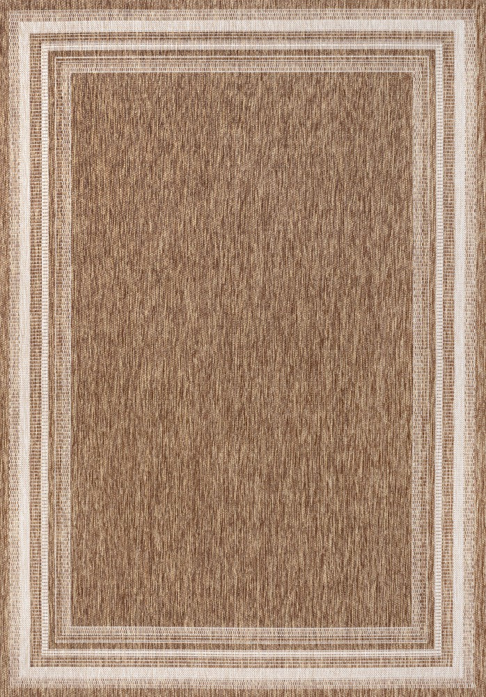 Lido Traditional Casual Pinstripe Border Area Rug