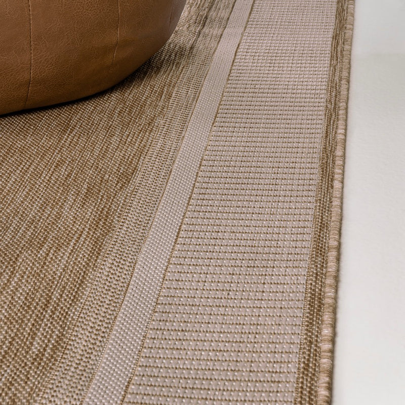 Hali Coastal Casual Wide Stripe Border Area Rug