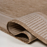 Hali Coastal Casual Wide Stripe Border Area Rug