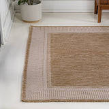 Hali Coastal Casual Wide Stripe Border Area Rug