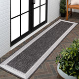 Hali Coastal Casual Wide Stripe Border Area Rug
