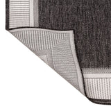 Hali Coastal Casual Wide Stripe Border Area Rug