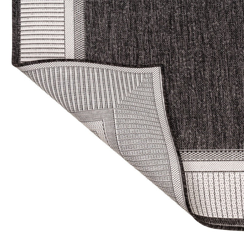 Hali Coastal Casual Wide Stripe Border Area Rug