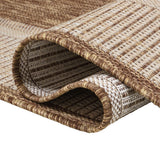 Hali Coastal Casual Wide Stripe Border Area Rug
