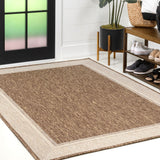Hali Coastal Casual Wide Stripe Border Area Rug