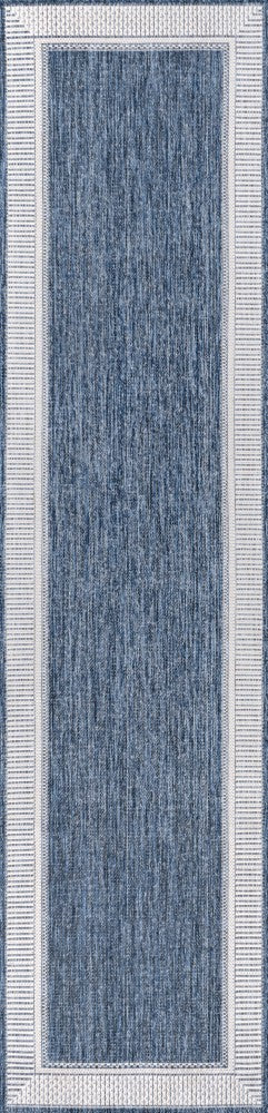 Hali Coastal Casual Wide Stripe Border Area Rug