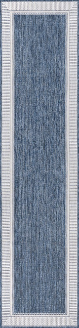 Hali Coastal Casual Wide Stripe Border Area Rug