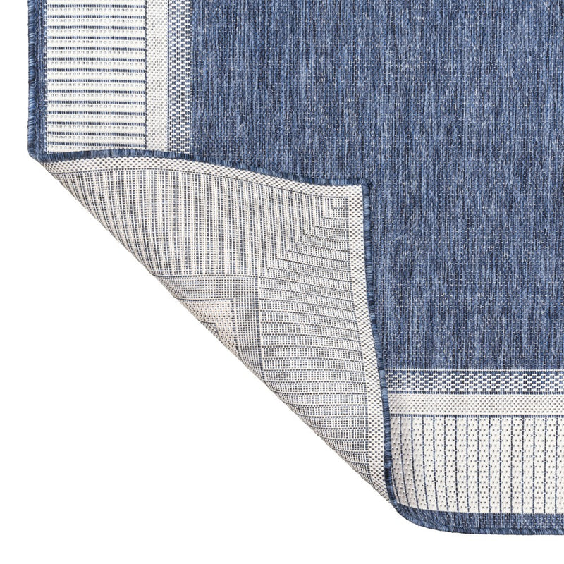 Hali Coastal Casual Wide Stripe Border Area Rug