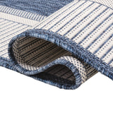 Hali Coastal Casual Wide Stripe Border Area Rug