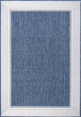 Hali Coastal Casual Wide Stripe Border Area Rug