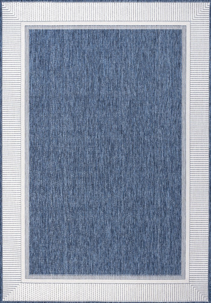 Hali Coastal Casual Wide Stripe Border Area Rug