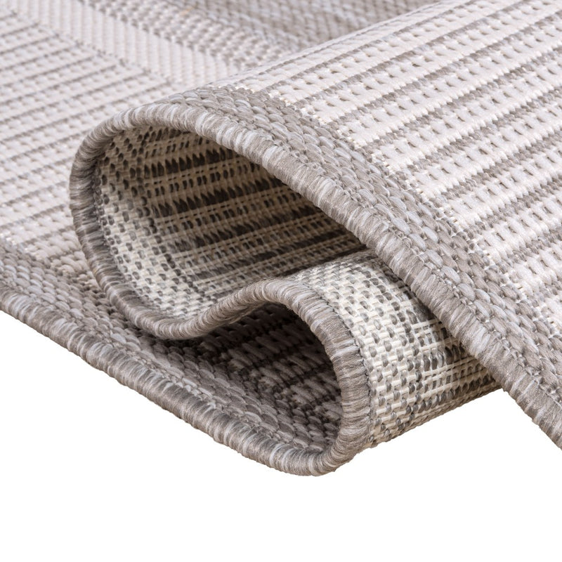 Hali Coastal Casual Wide Stripe Border Area Rug