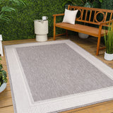 Hali Coastal Casual Wide Stripe Border Area Rug