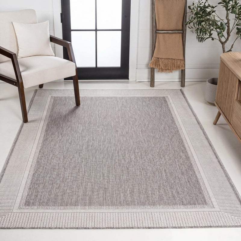 Hali Coastal Casual Wide Stripe Border Area Rug
