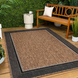Hali Coastal Casual Wide Stripe Border Area Rug