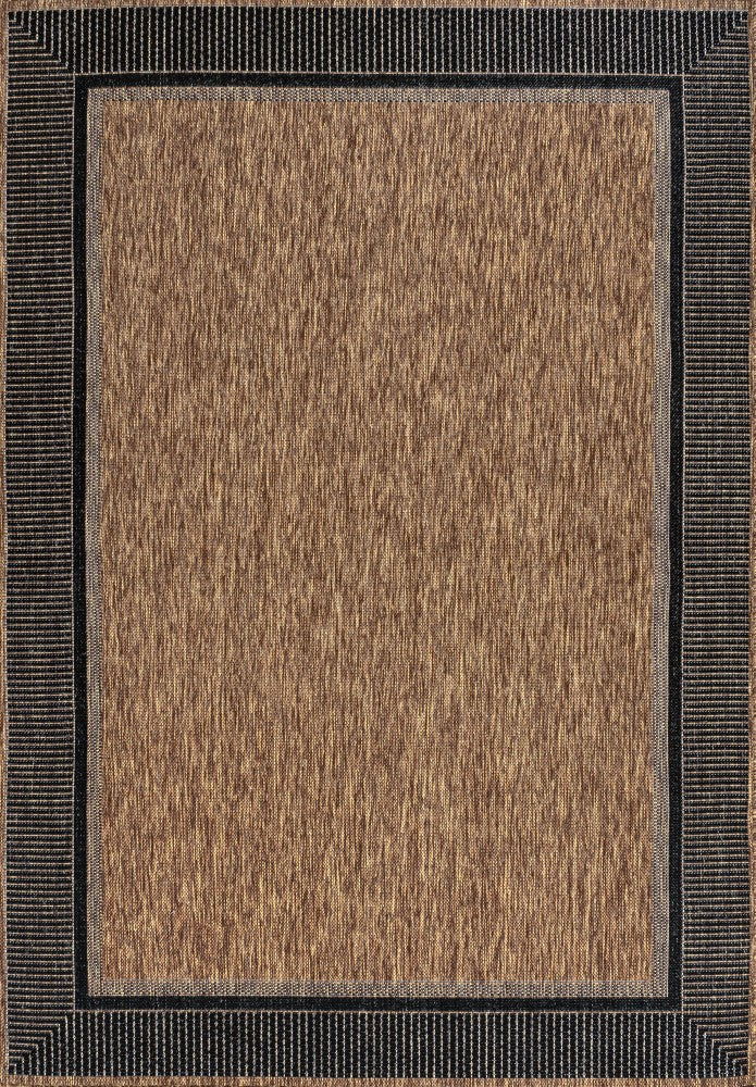 Hali Coastal Casual Wide Stripe Border Area Rug
